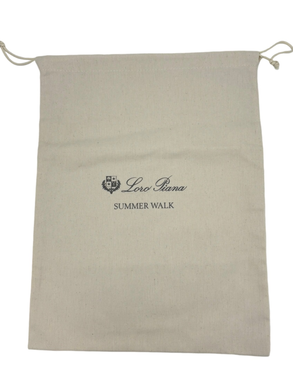 New - Loro Piana - Summer Walk Dust Bag- 12”W x 14”H - Qty 1